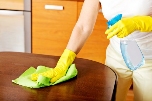 Clean office carpet after deep cleaning service