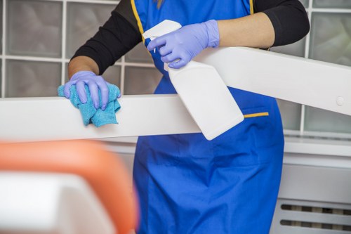 Leather sofa cleaning and conditioning process
